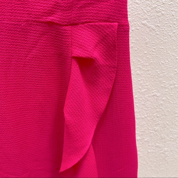 Hot pink ruffle Betsey Johnson Dress - Picture 3 of 4